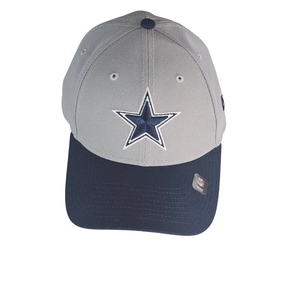 New Era 9FORTY Dallas Cowboys NFL Adjustable Hat Grey Navy Blue Star Logo Cap